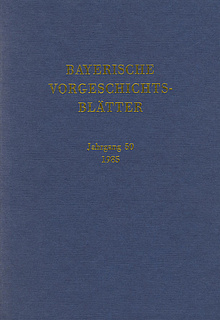 Cover Bayerische Vorgeschichtsblätter Jg. 1950