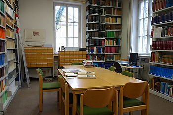 Leseraum der Bibliothek (M. Holzapfel, 2016)