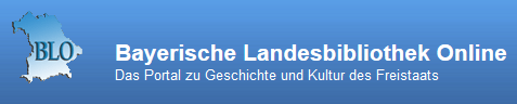 Logo Bayerische Landesbibliothek online